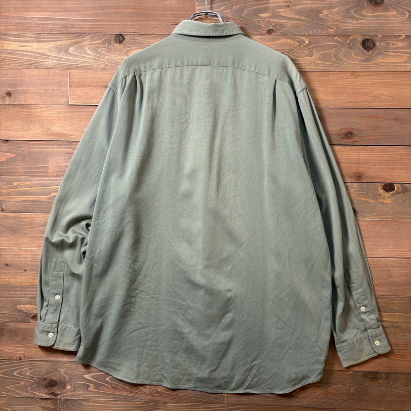 1990s Polo Ralph Lauren "MARLOWE" Silk × Cotton Shirt