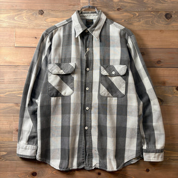 1970s Big Yank "Black × White" Flannel Shirt