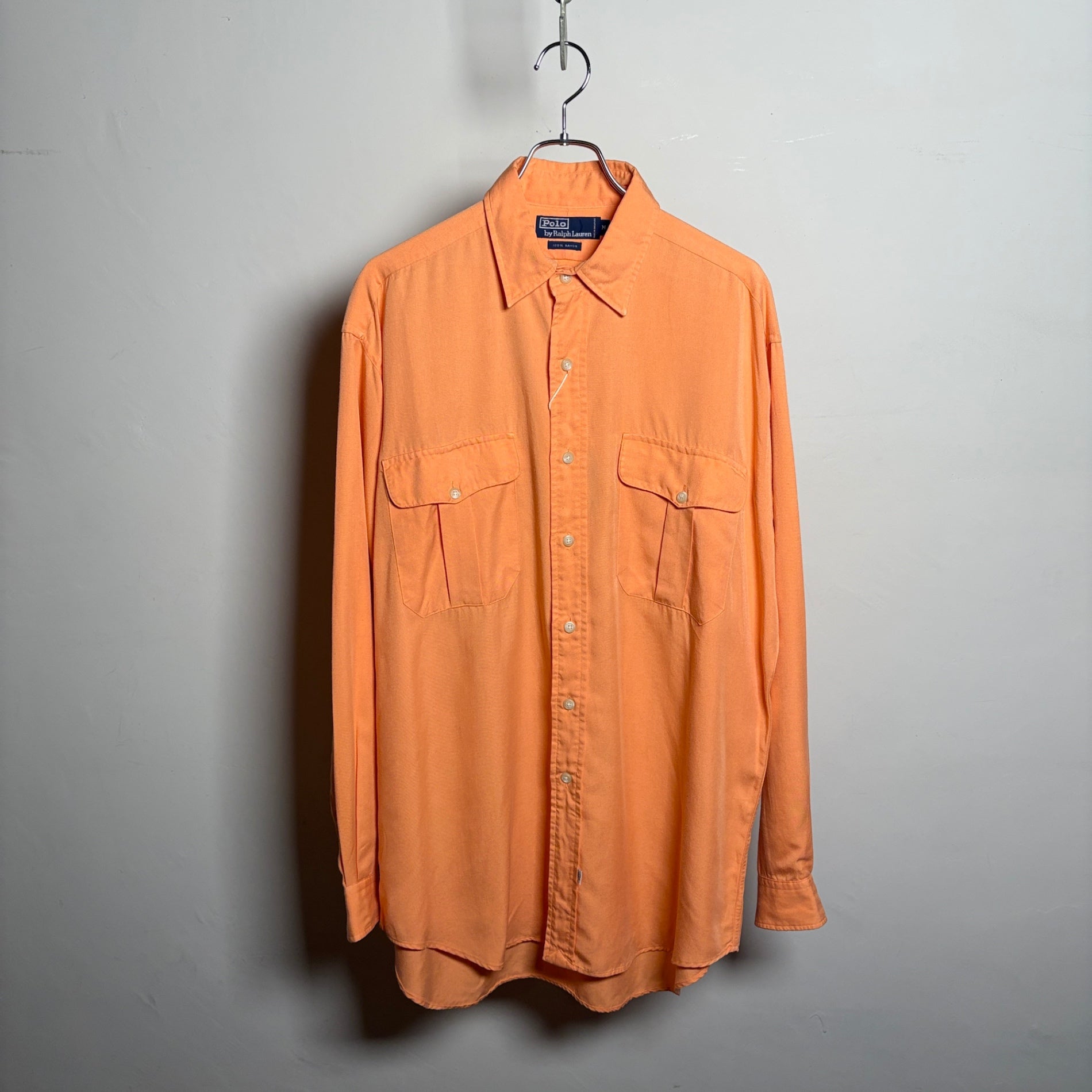 1990s Polo Ralph Lauren "RAYON" Safari Shirt