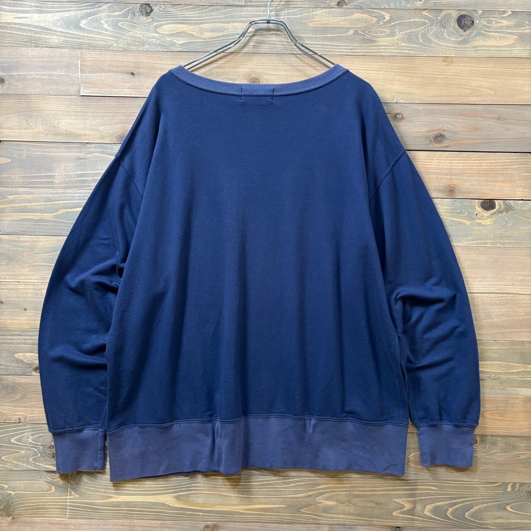 1990s RRL "One Point Logo" Two-Tone Sweat