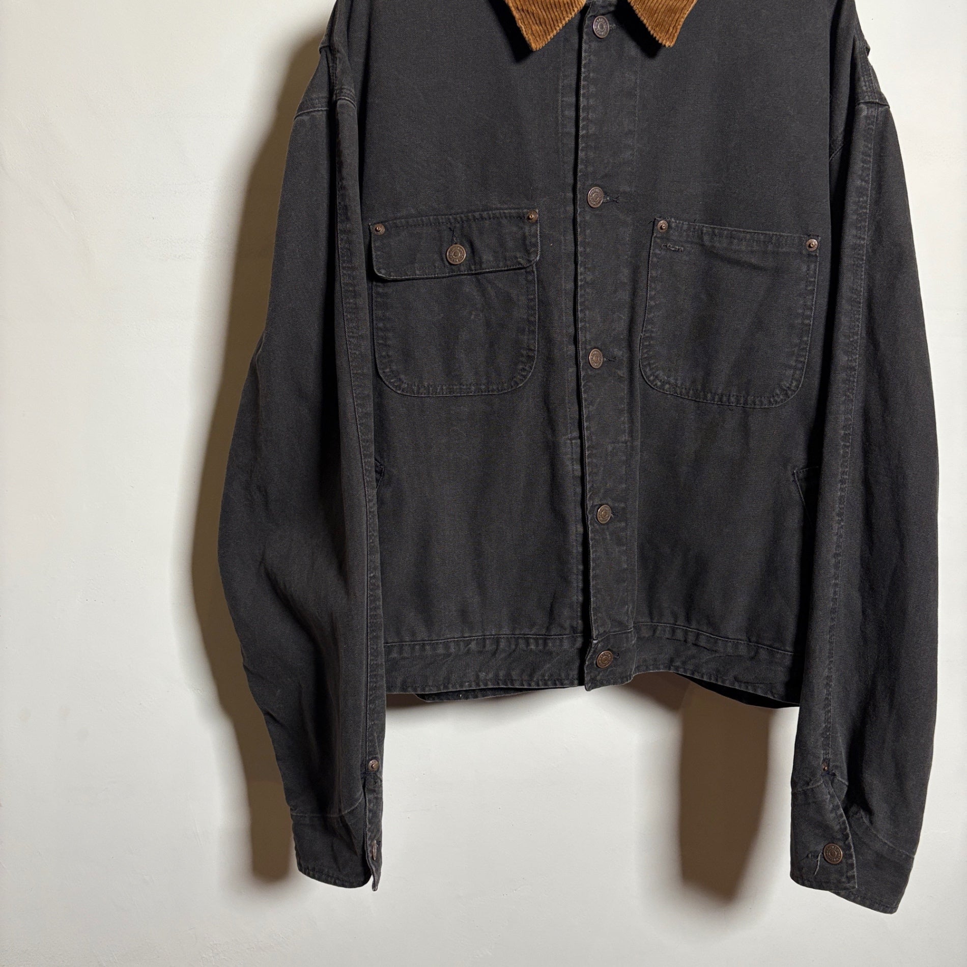 1980s Polo Ralph Lauren "BLACK" Duck Trucker Jacket