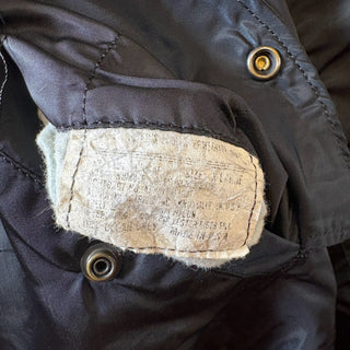 1980s~1990s Alpha Industries "Black" MA-1 Flight Jacket