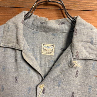 1960s Pilgrim "All-Over Pattern" Printed Flannel Shirt