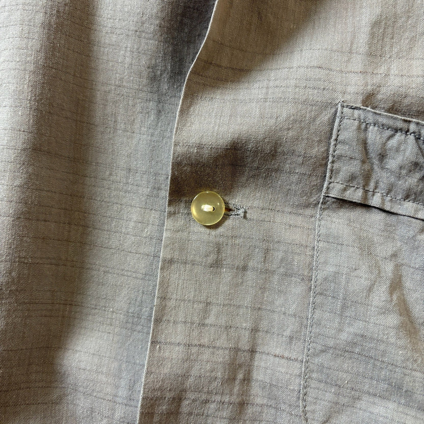 1960s TOWNCRAFT "Open Collar Cotton Shirt"