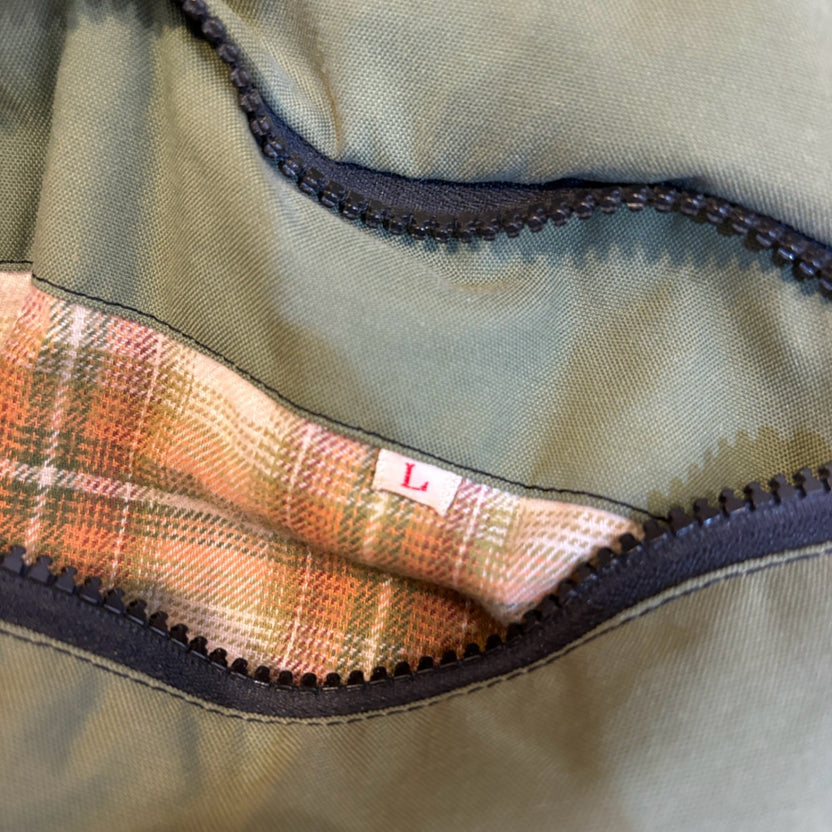2000s Quiksilver ”Ombre Check” Reversible Anorak Hoodie