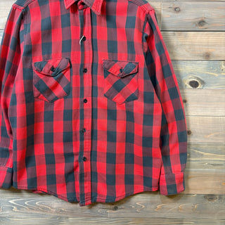 1980s FROSTPROOF "Block Check" Heavy Flannel Shirt