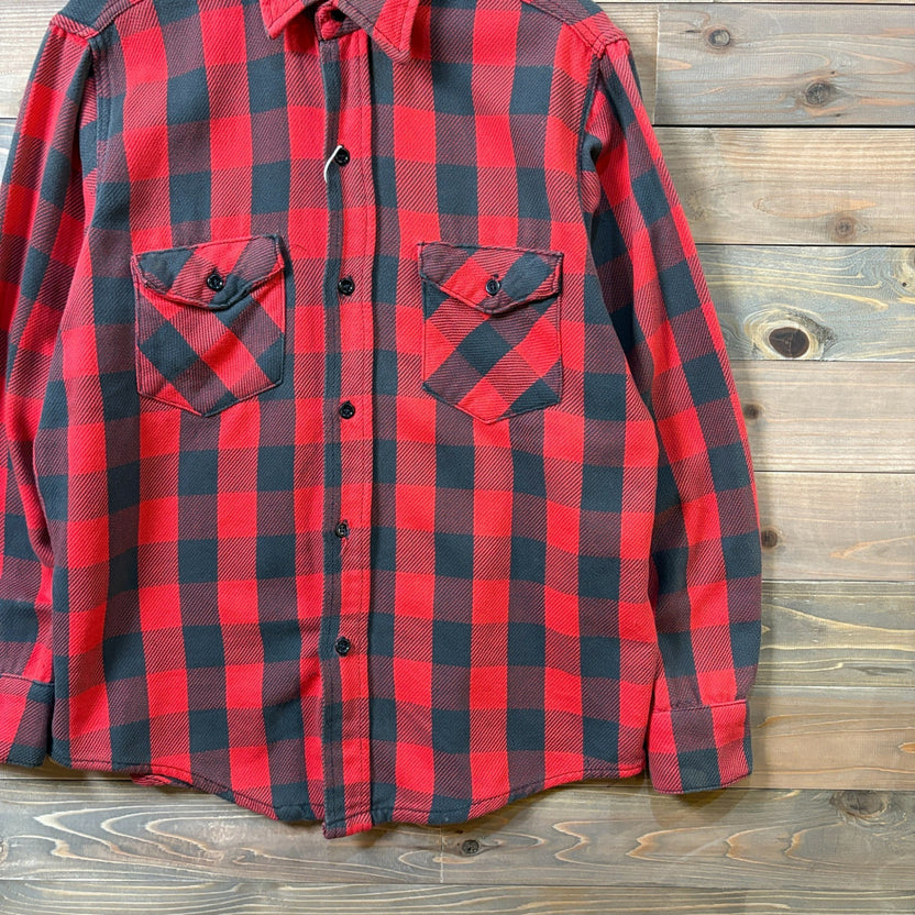1980s FROSTPROOF "Block Check" Heavy Flannel Shirt
