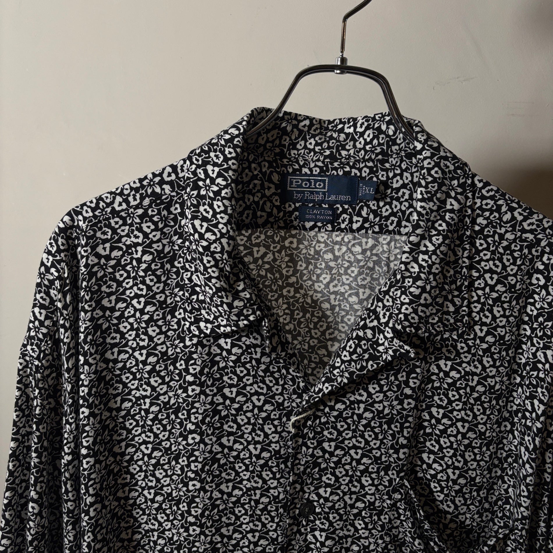 1990s Polo Ralph Lauren "RAYON" CLAYTON Aloha Shirt