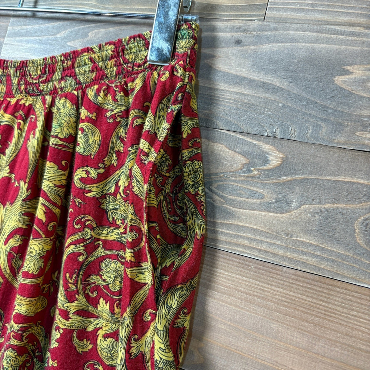 1980s~1990s NATALIE "RAYON" Arabesque Pattern Easy Pant