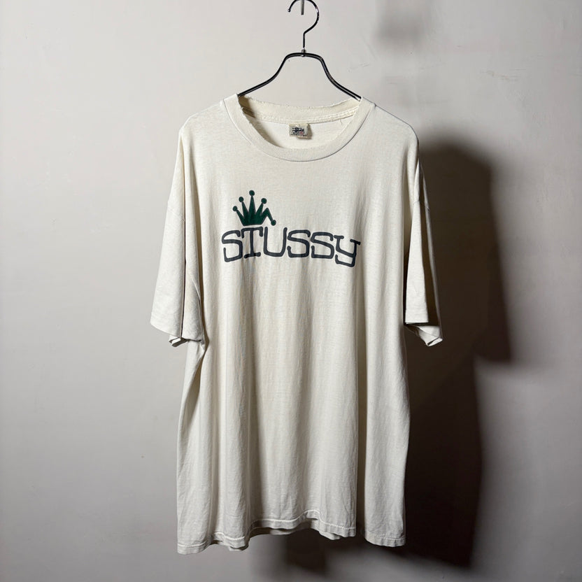 1990s STUSSY "CROWN" T-Shirt