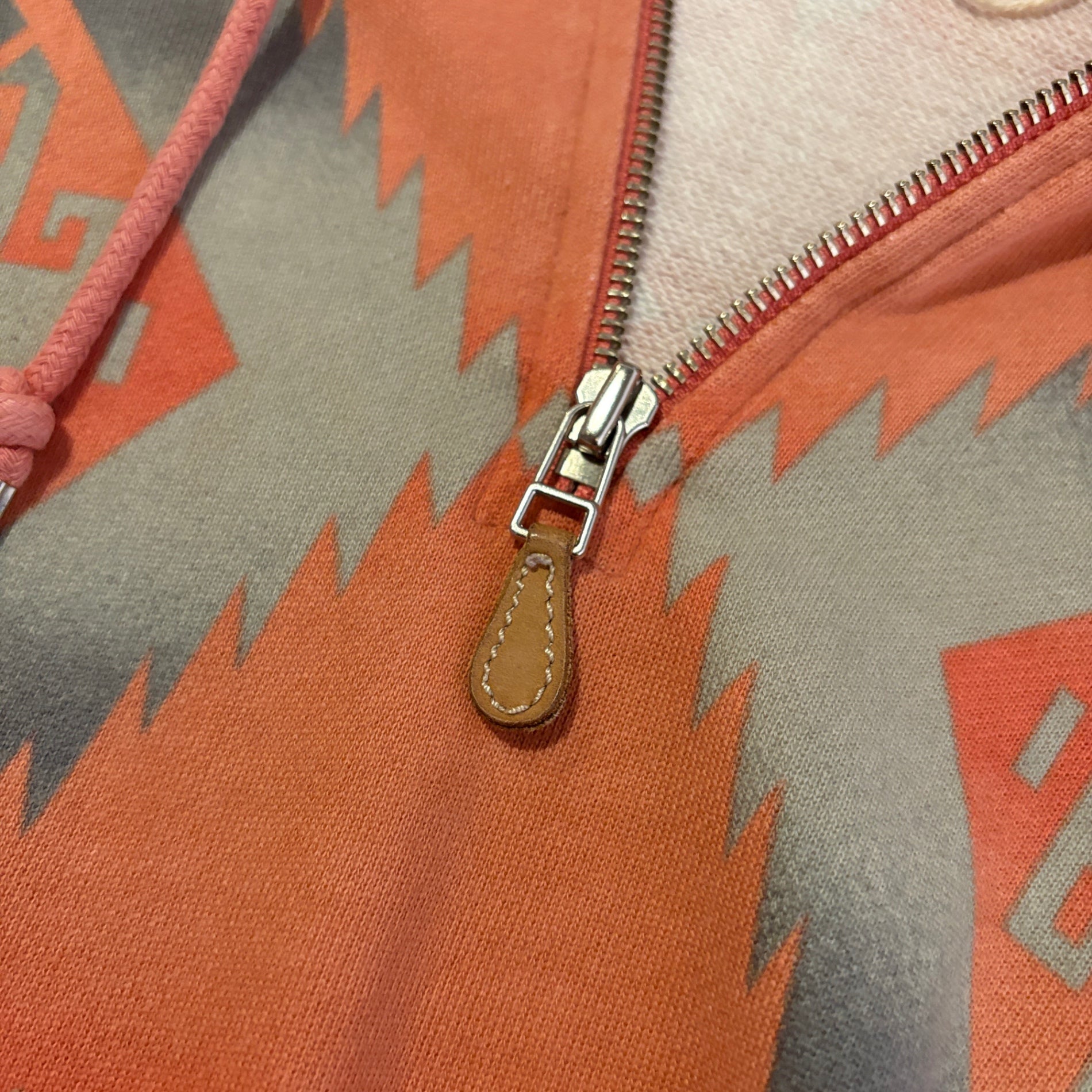 1980s~1990s Polo Ralph Lauren "Native Pattern" Half-Zip Hoodie