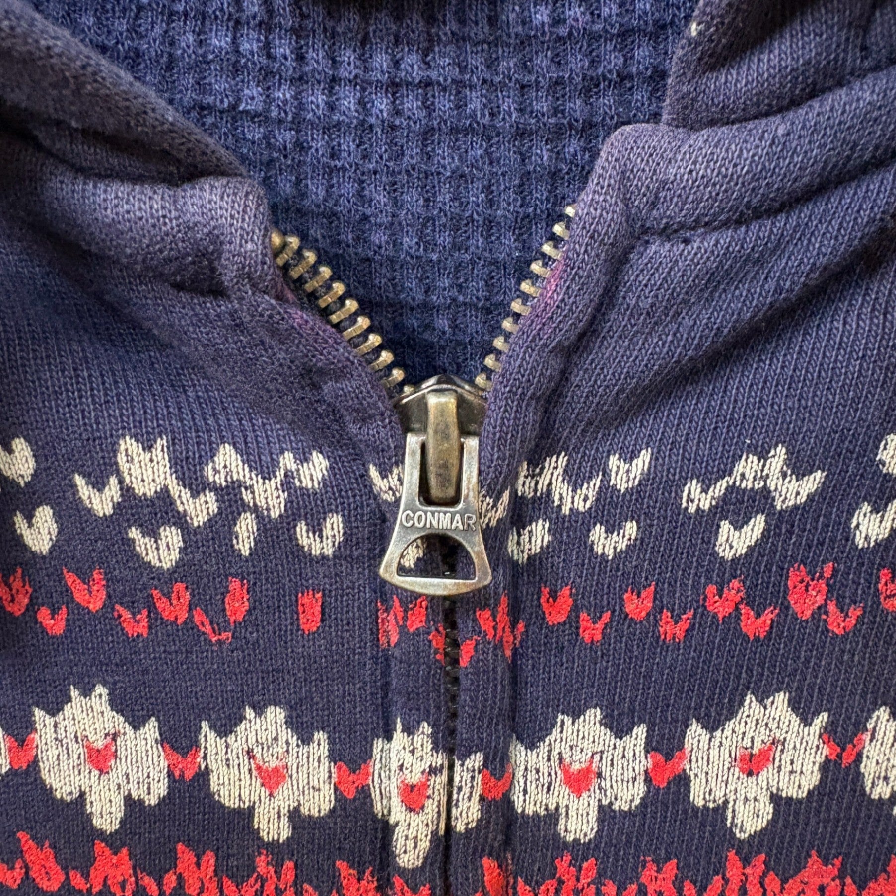 1990s Polo Ralph Lauren "Nordic” Thermal-Lined Hoodie