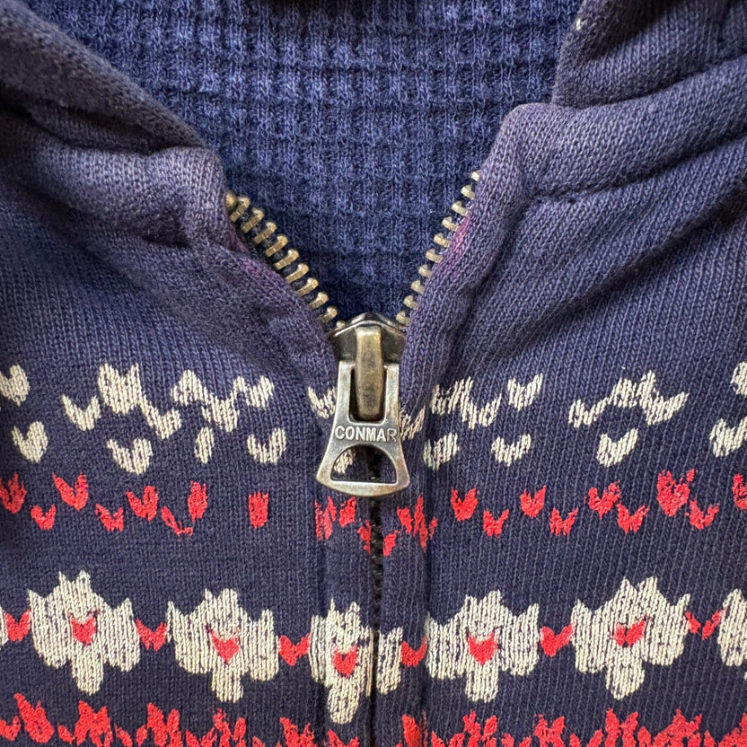 1990s Polo Ralph Lauren "Nordic” Thermal-Lined Hoodie
