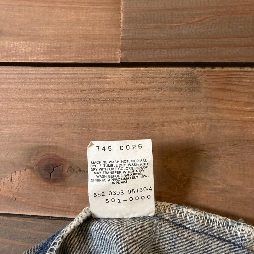1990s Levi's 501 "MADE IN USA" Denim Pant