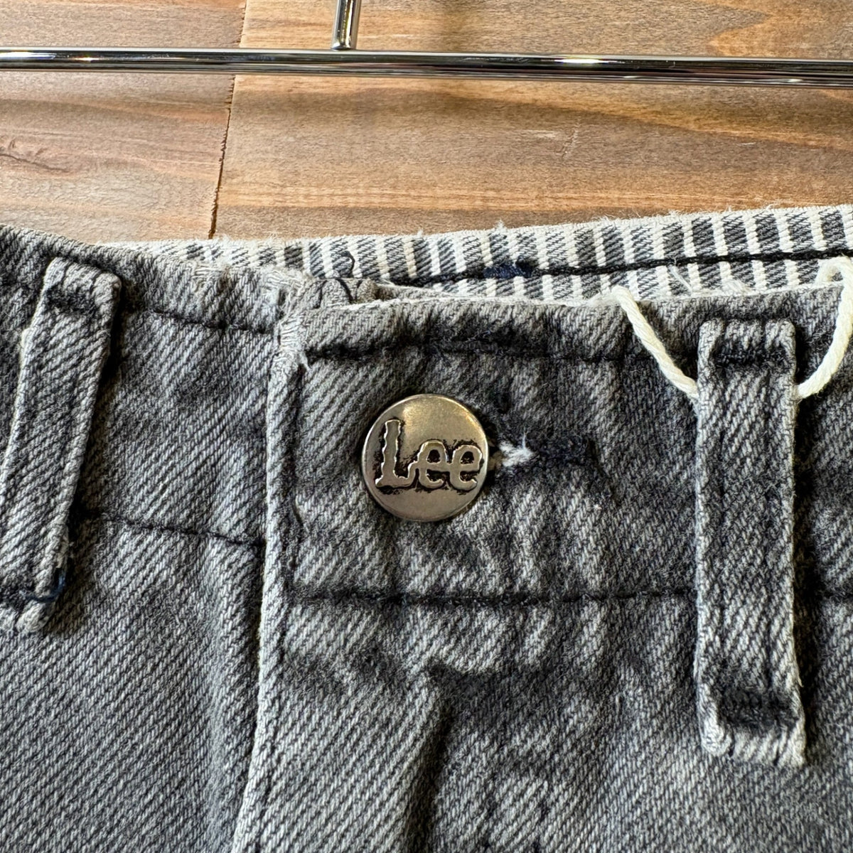 1990s Lee Made in USA Black Easy Pants