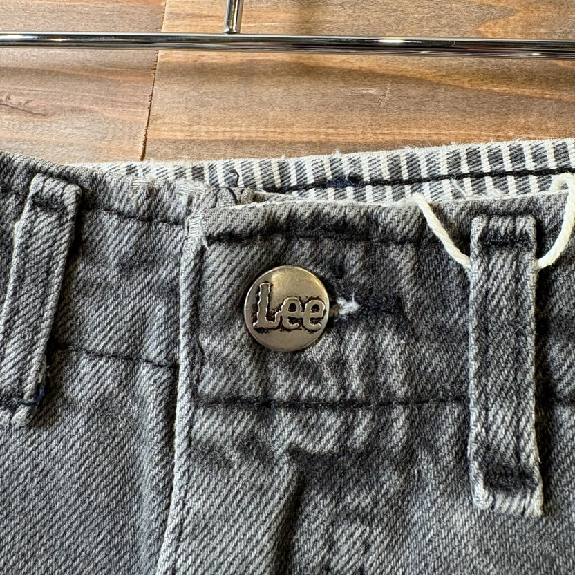 1990s Lee Made in USA Black Easy Pants