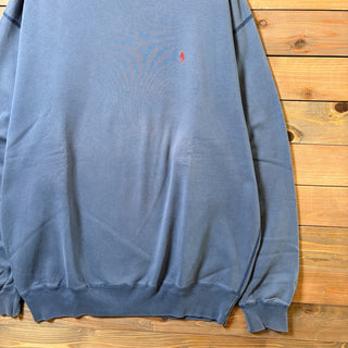 1990s Polo Ralph Lauren "ナス紺" Sun Fade Sweat