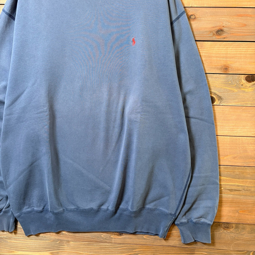 1990s Polo Ralph Lauren "ナス紺" Sun Fade Sweat