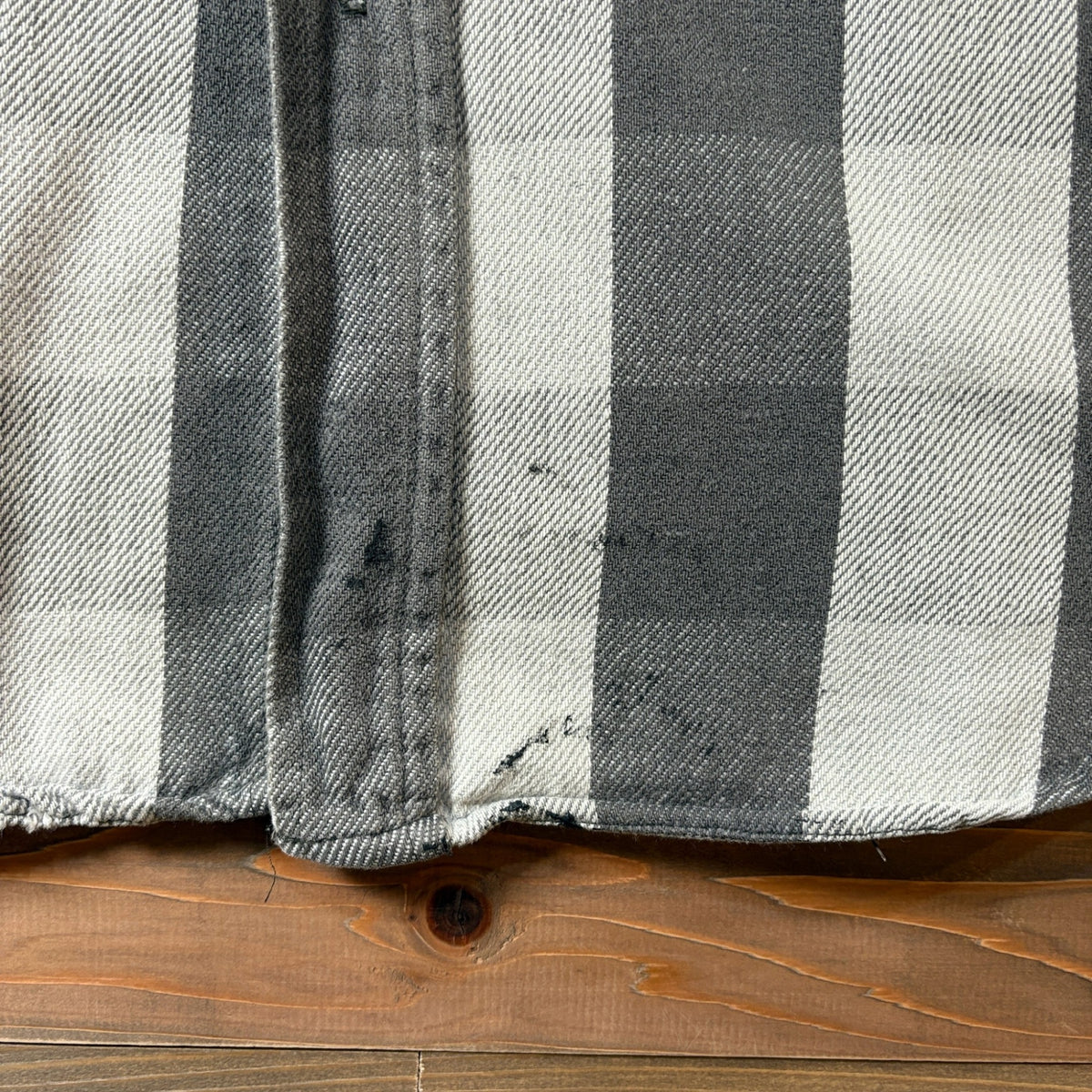 1970s Big Yank "Black × White" Flannel Shirt