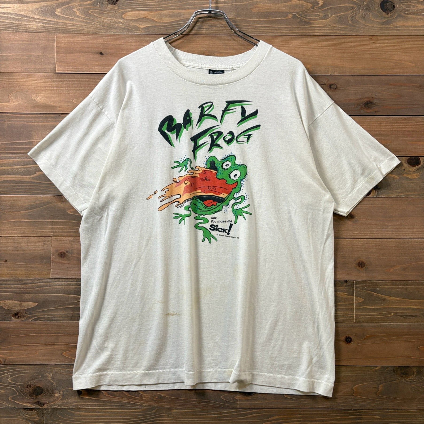 1990s FRUIT OF THE LOOM "BARFL FROG" T-Shirt