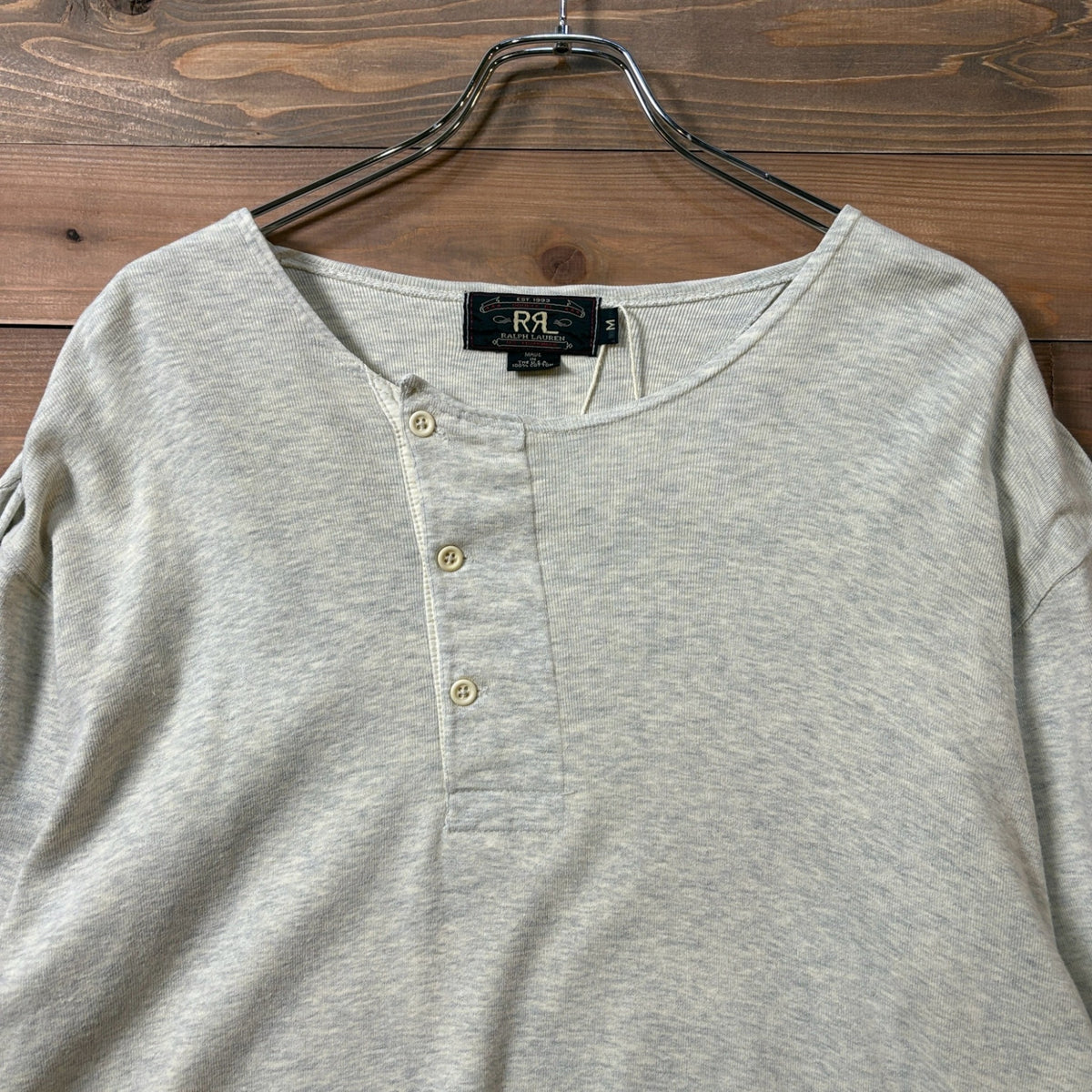 1990s RRL "One Henry Neck" L/S T-Shirt