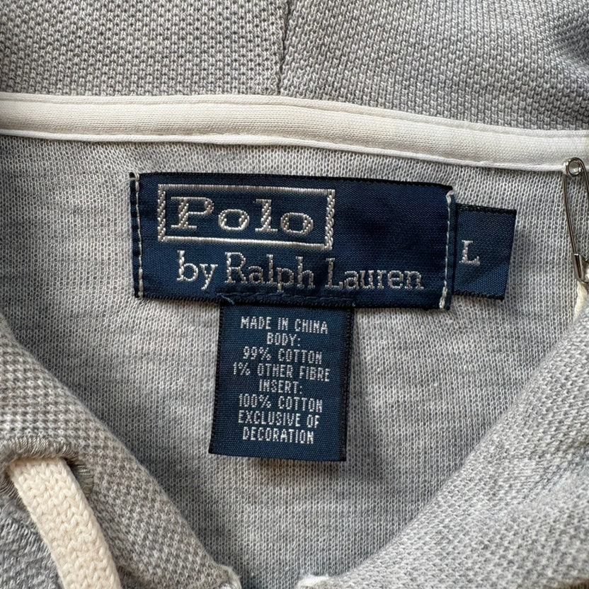 2000s Polo Ralph Lauren "Pique" Slash Pocket Zip-Up Hoodie