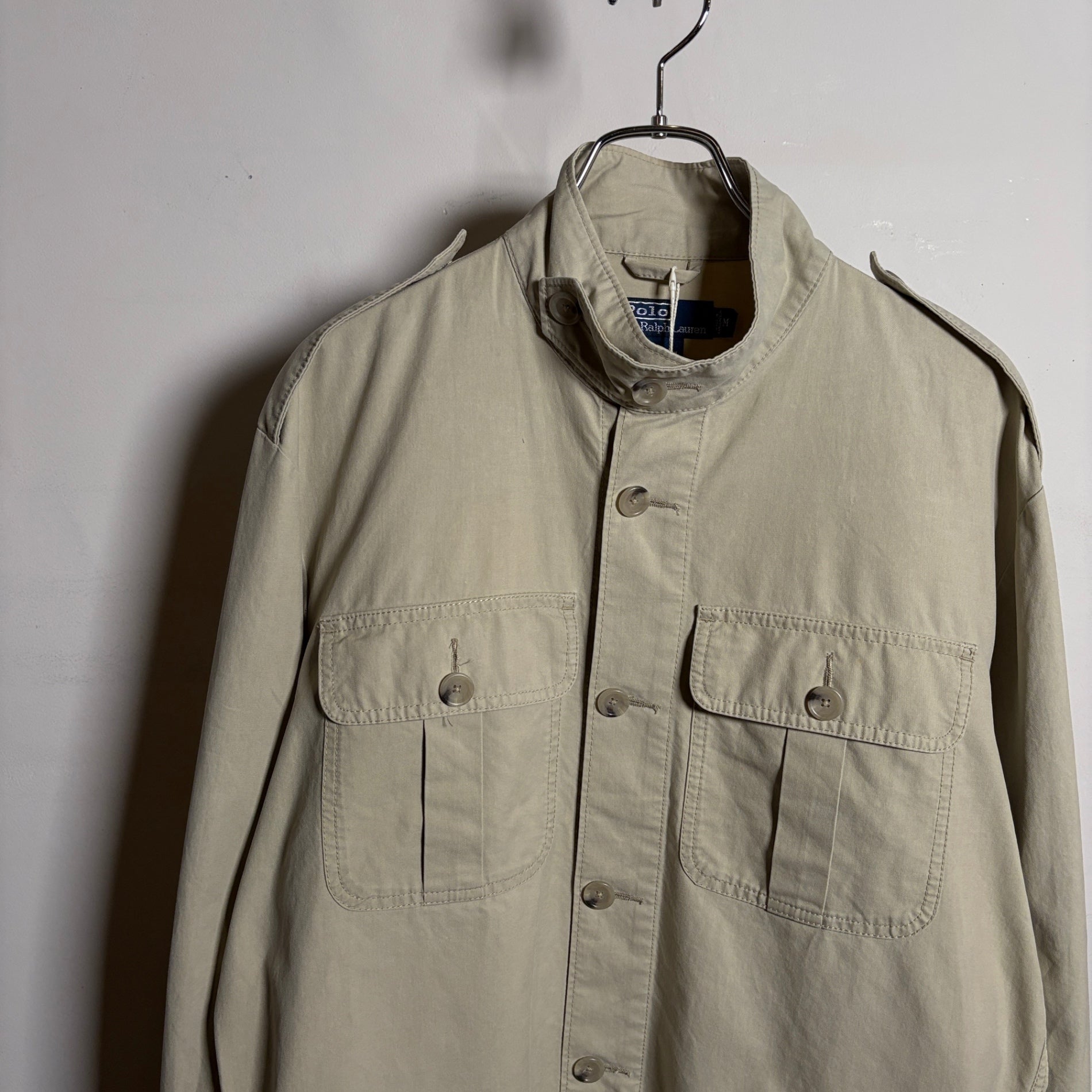 1990s Polo Ralph Lauren "Cotton Military Jacket"