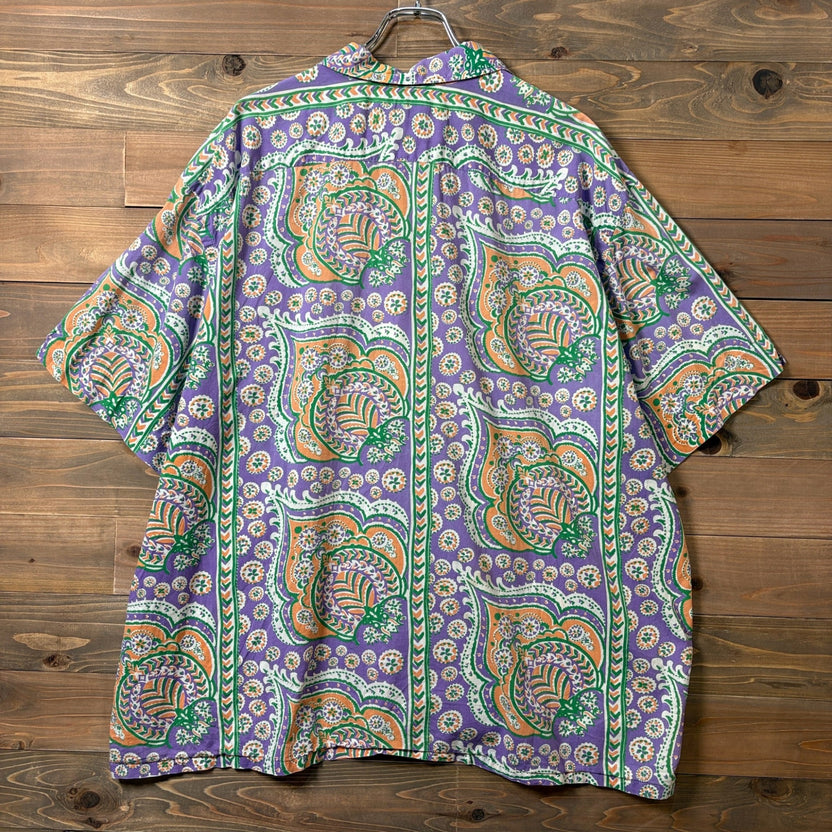 2000s Polo Ralph Lauren "ANDY CAMP" Paisley Open Collar Shirt