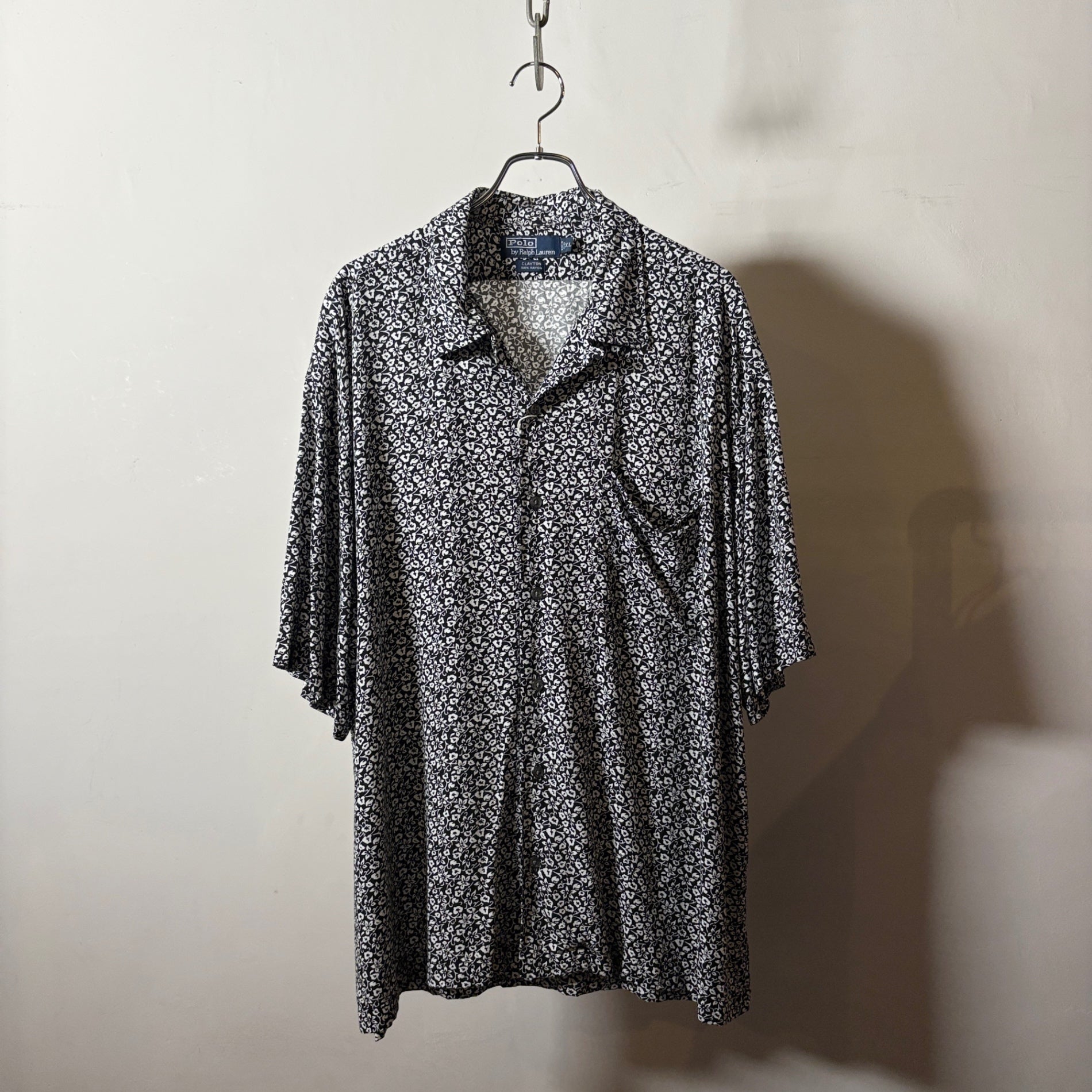 1990s Polo Ralph Lauren "RAYON" CLAYTON Aloha Shirt