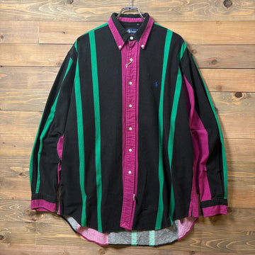 1990s Ralph Lauren Printed Flannel L/S Multicolor Shirt