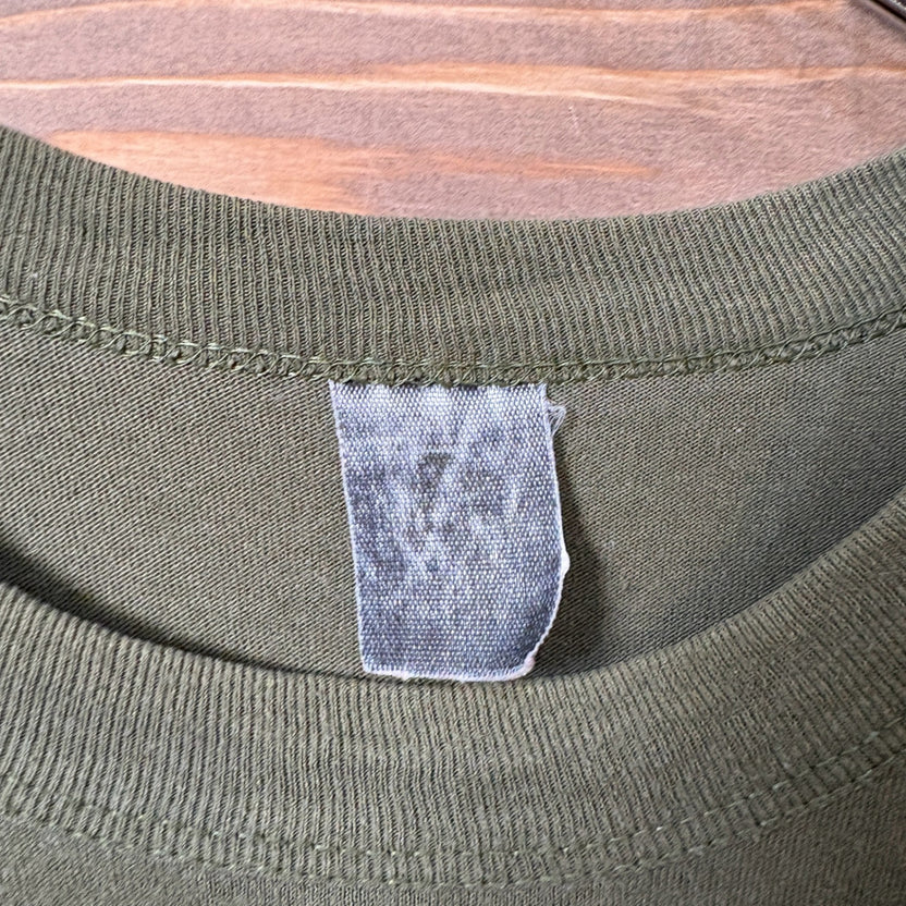 1990s unknown "KHAKI" Blank T-Shirt