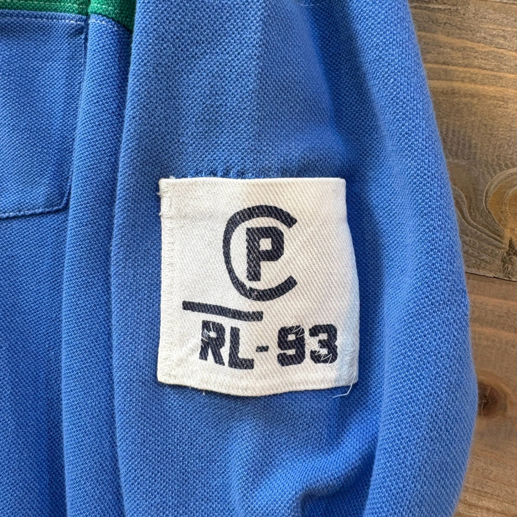 1990s Polo Ralph Lauren "Pique" RL-93 Color Block L/S TEE