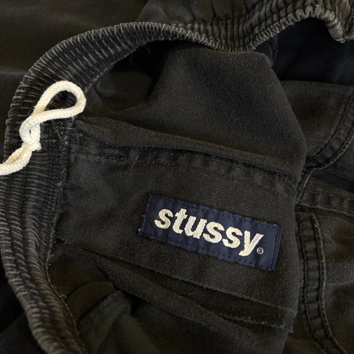 1990s STUSSY "BLACK" Easy Short Pant