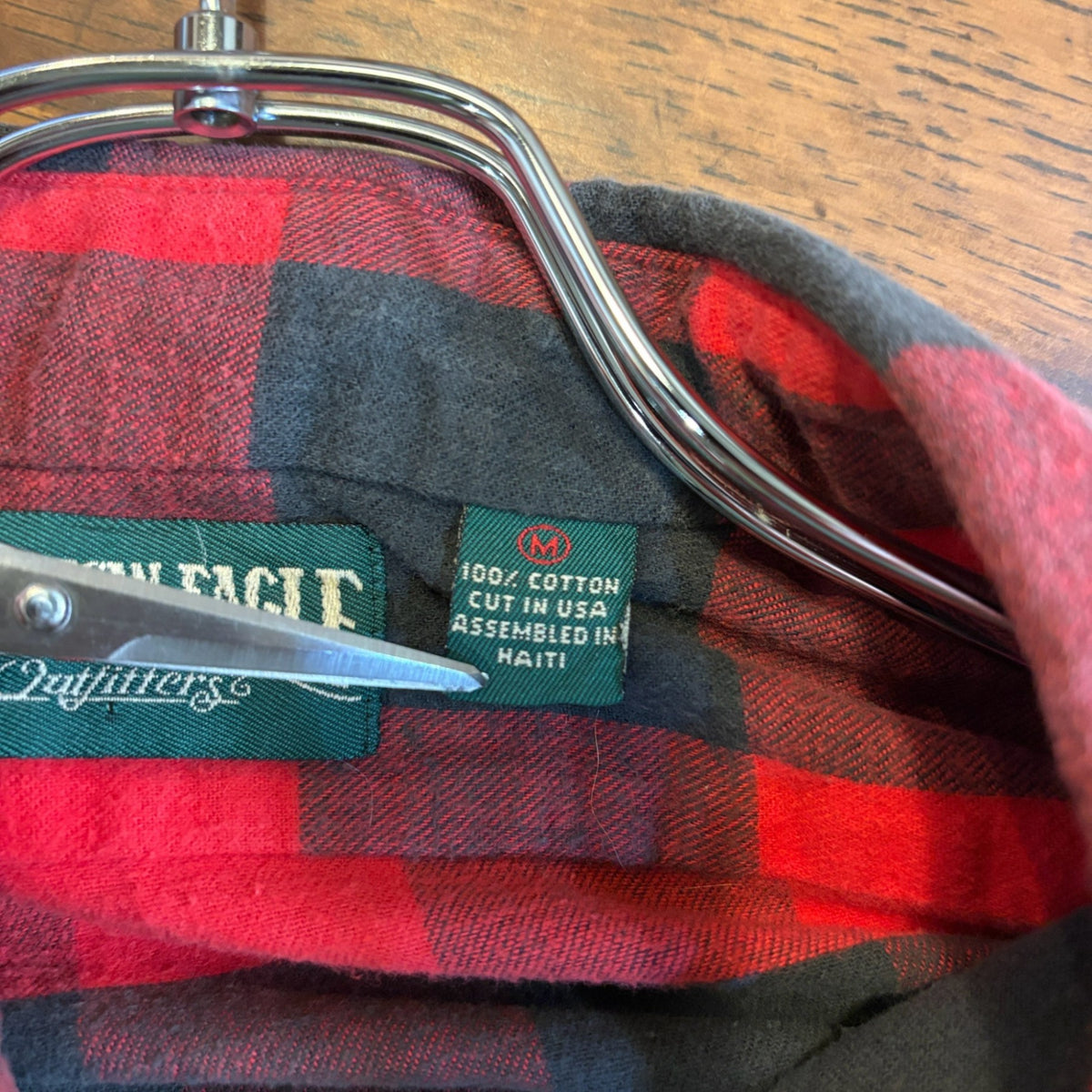 1990s American Eagle Buffalo Check Flannel Shirt