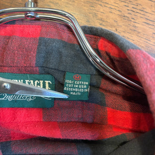 1990s American Eagle Buffalo Check Flannel Shirt