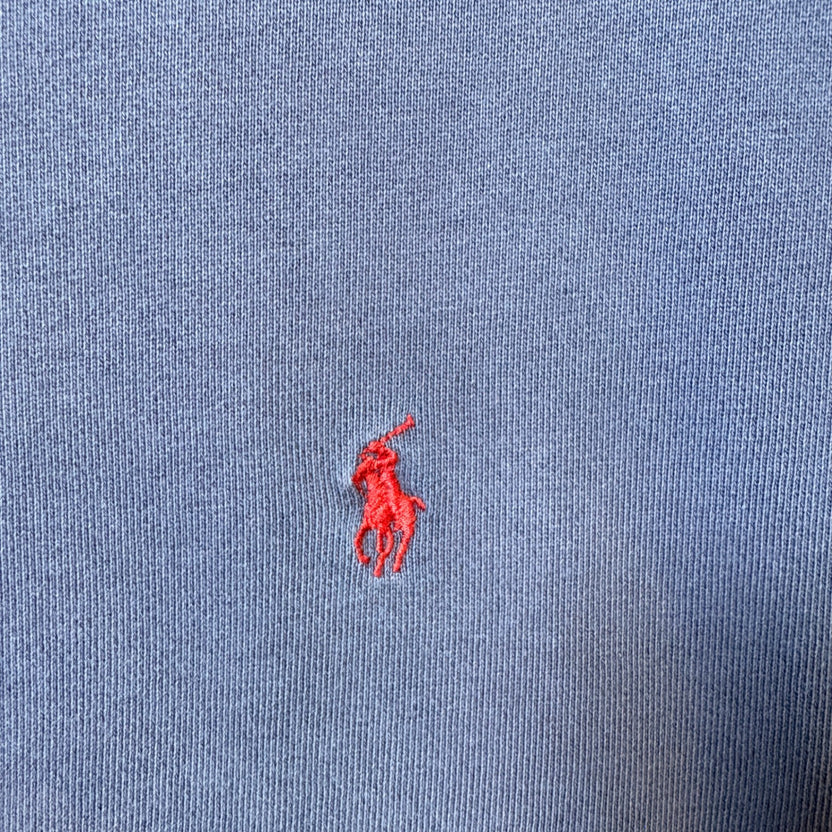 1990s Polo Ralph Lauren "ナス紺" Sun Fade Sweat