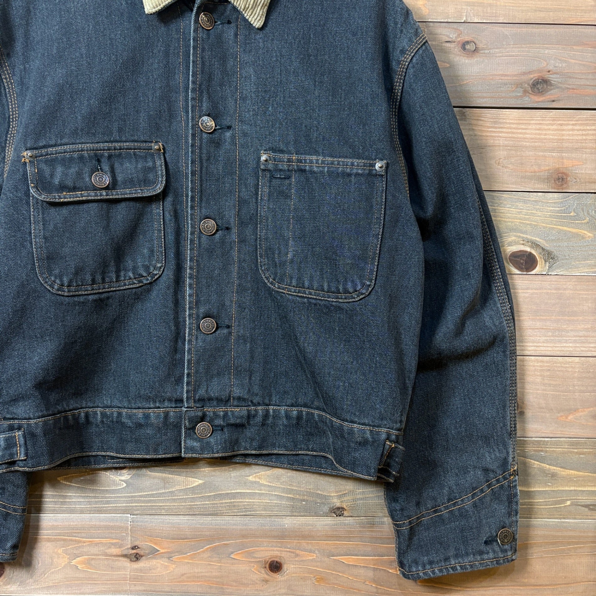 1980s Polo Ralph Lauren "BLACK" Denim Jacket