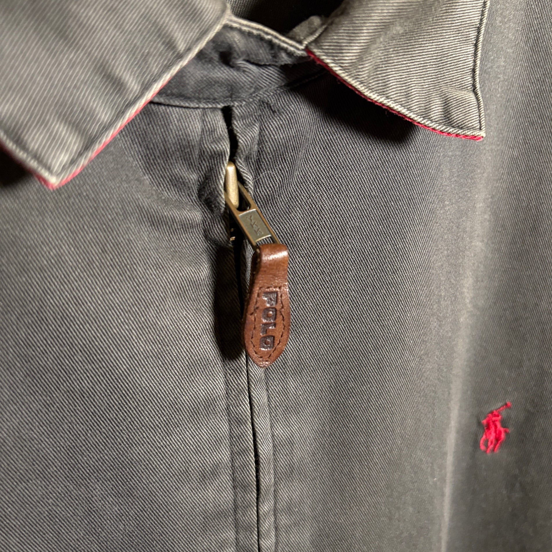 1990s Polo Ralph Lauren "Fade Black" Drizzler Jacket