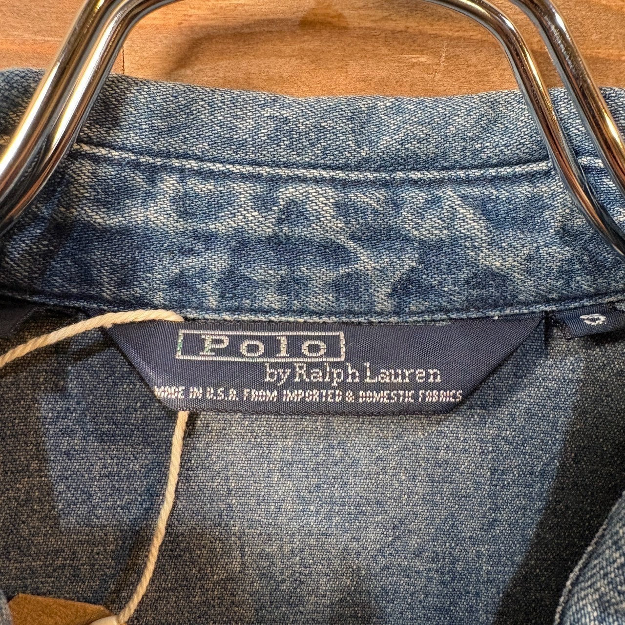 1980s Polo Ralph Lauren "No Pony" Denim Drizzler Jacket