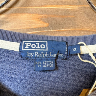 1990s Polo Ralph Lauren "ナス紺" Sun Fade Sweat