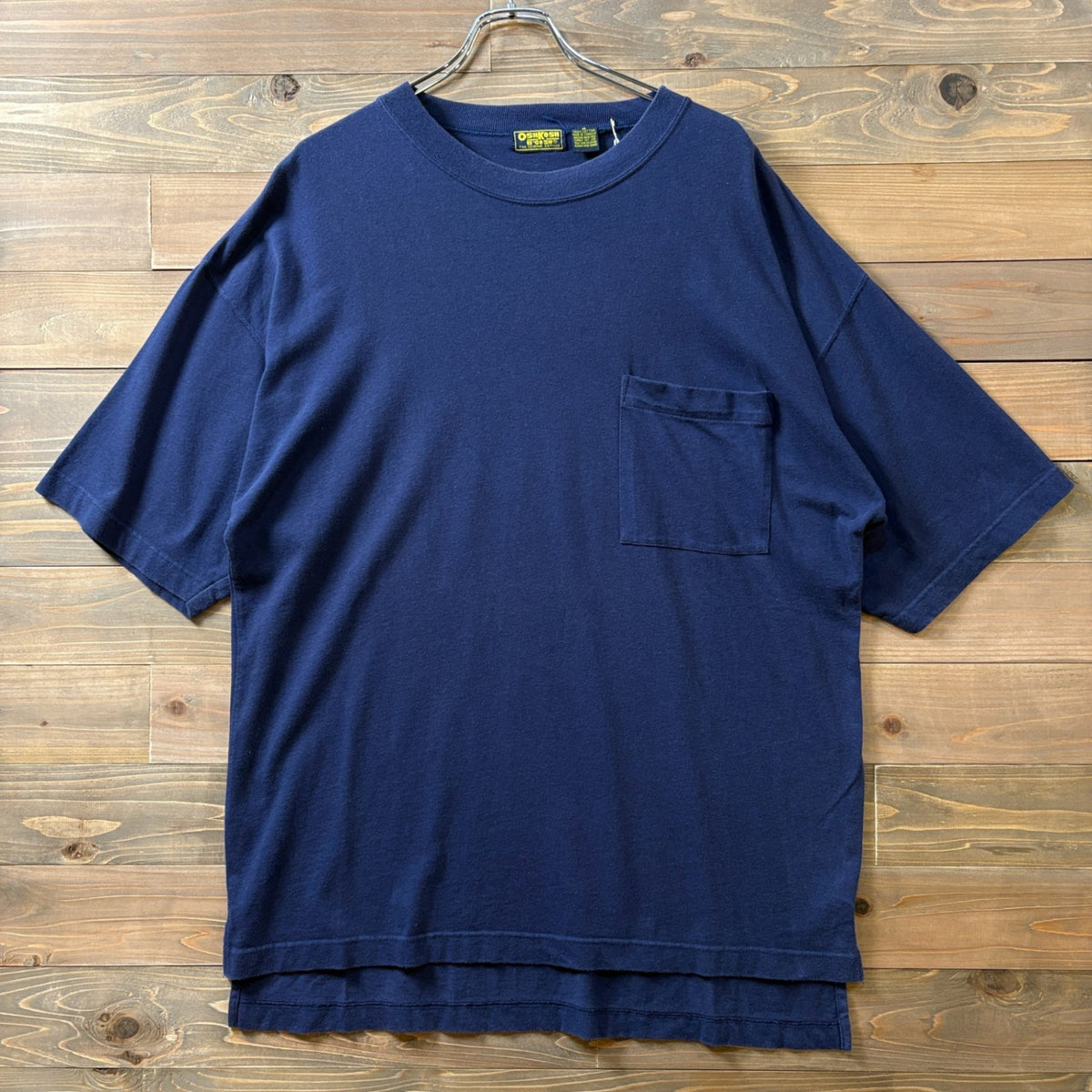1990s OshKosh "NAVY" Pocket T-Shirt