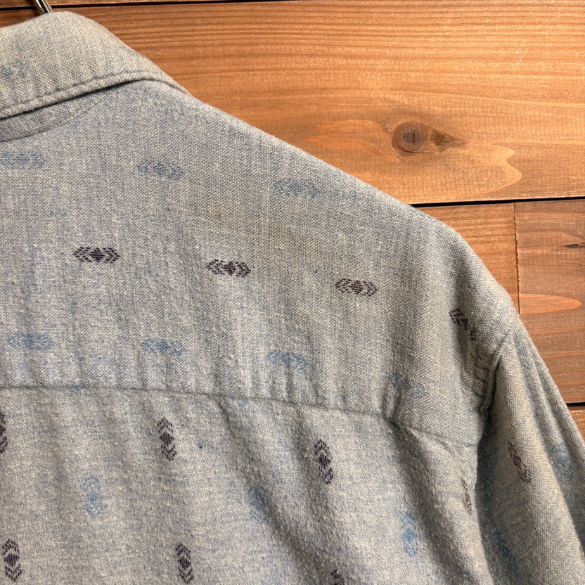 1960s Pilgrim "All-Over Pattern" Printed Flannel Shirt