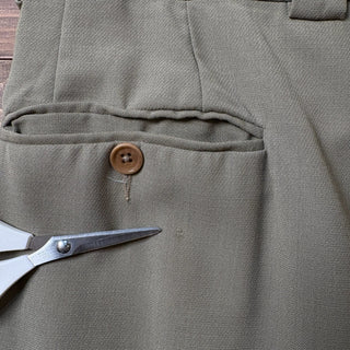 1990s Giorgio Armani "Tuck" Wool Trousers