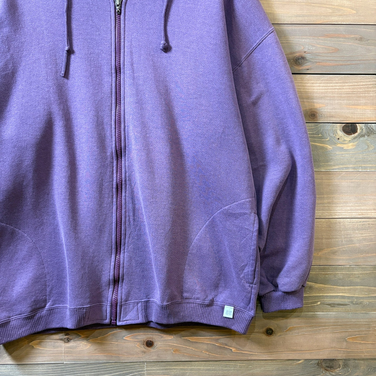 1990s Russell Athletic "Purple" Zip Hoodie