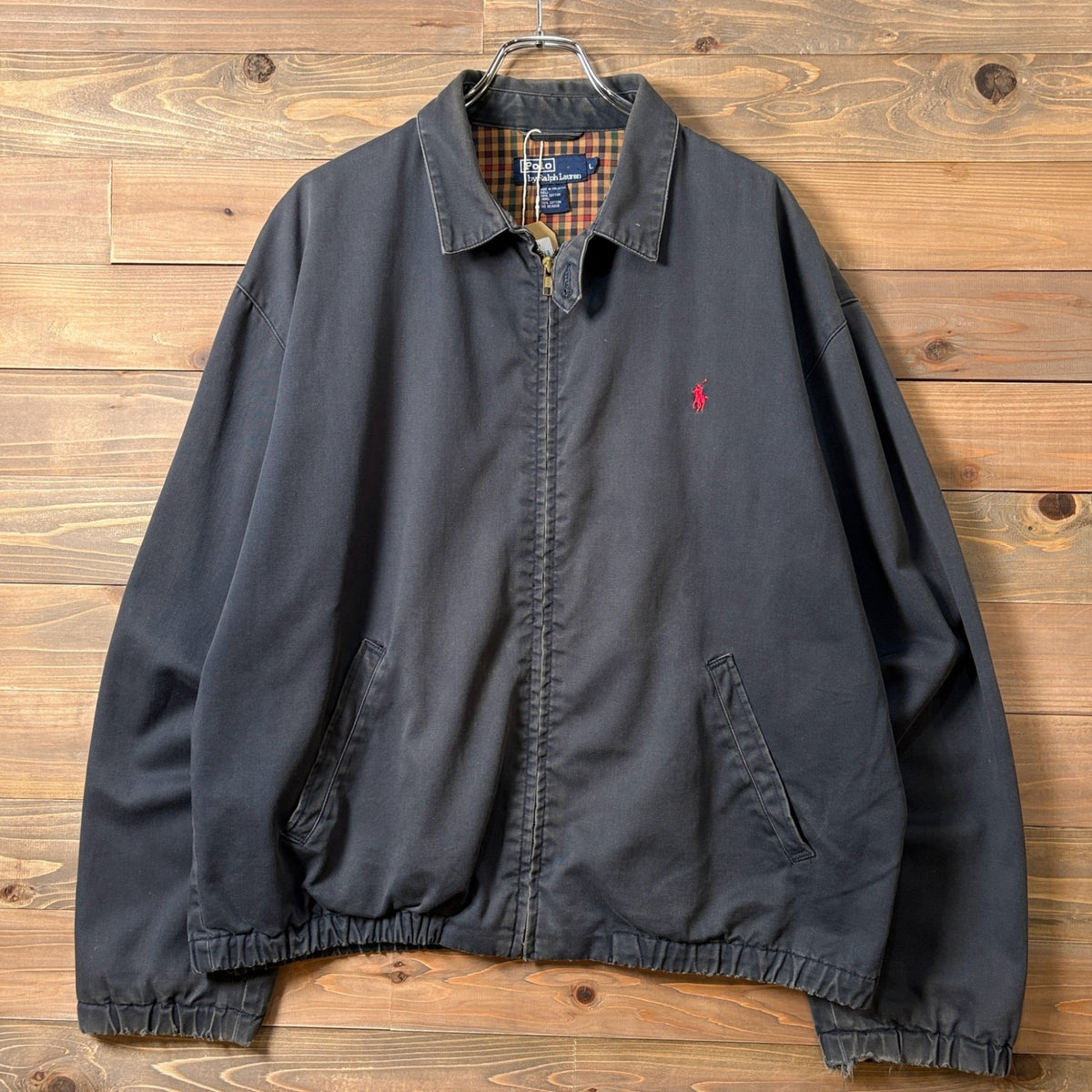 1990s Polo Ralph Lauren "Plaid Lining" Drizzler Jacket