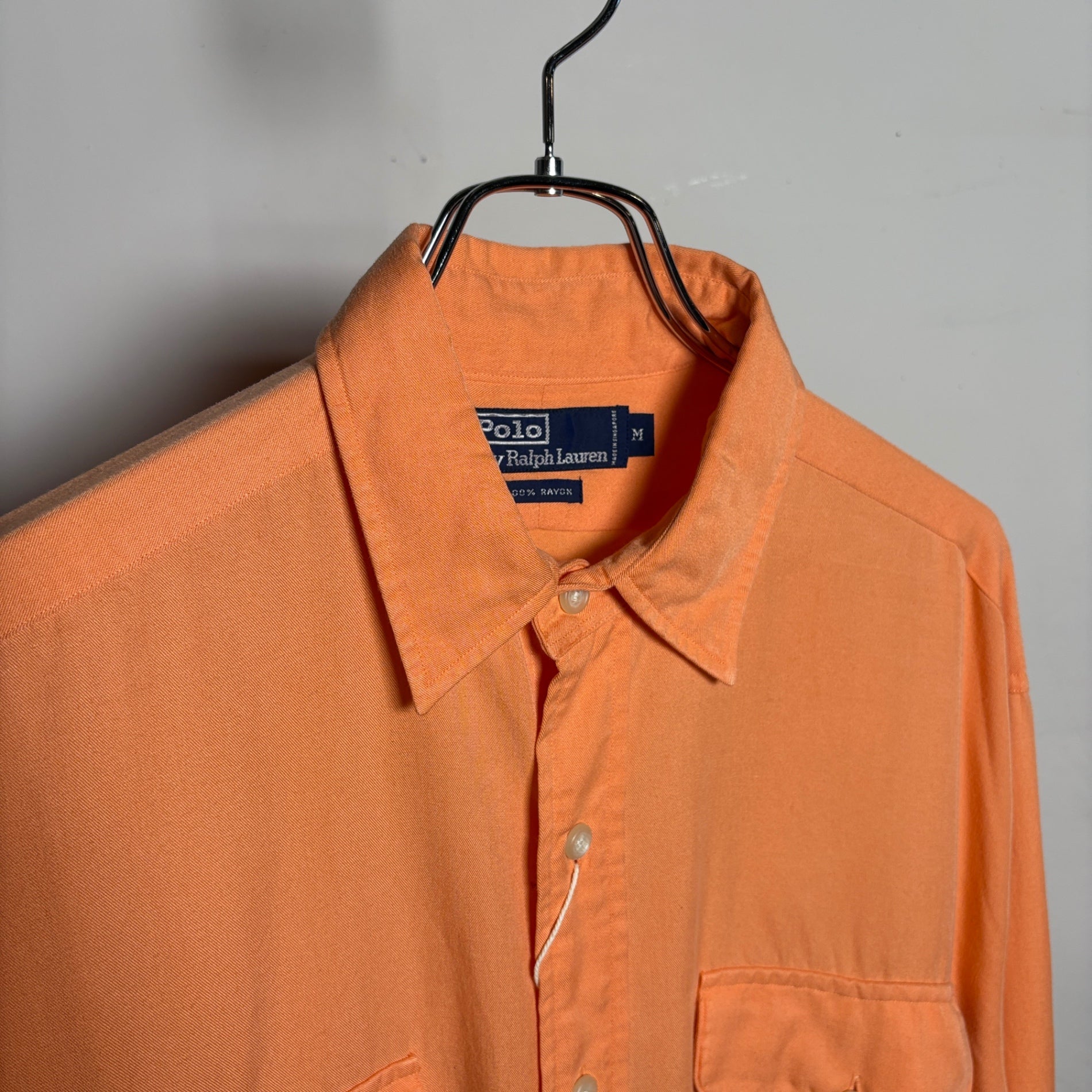 1990s Polo Ralph Lauren "RAYON" Safari Shirt
