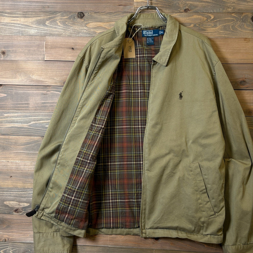 2000s Polo Ralph Lauren "Plaid Lining" Drizzler Jacket