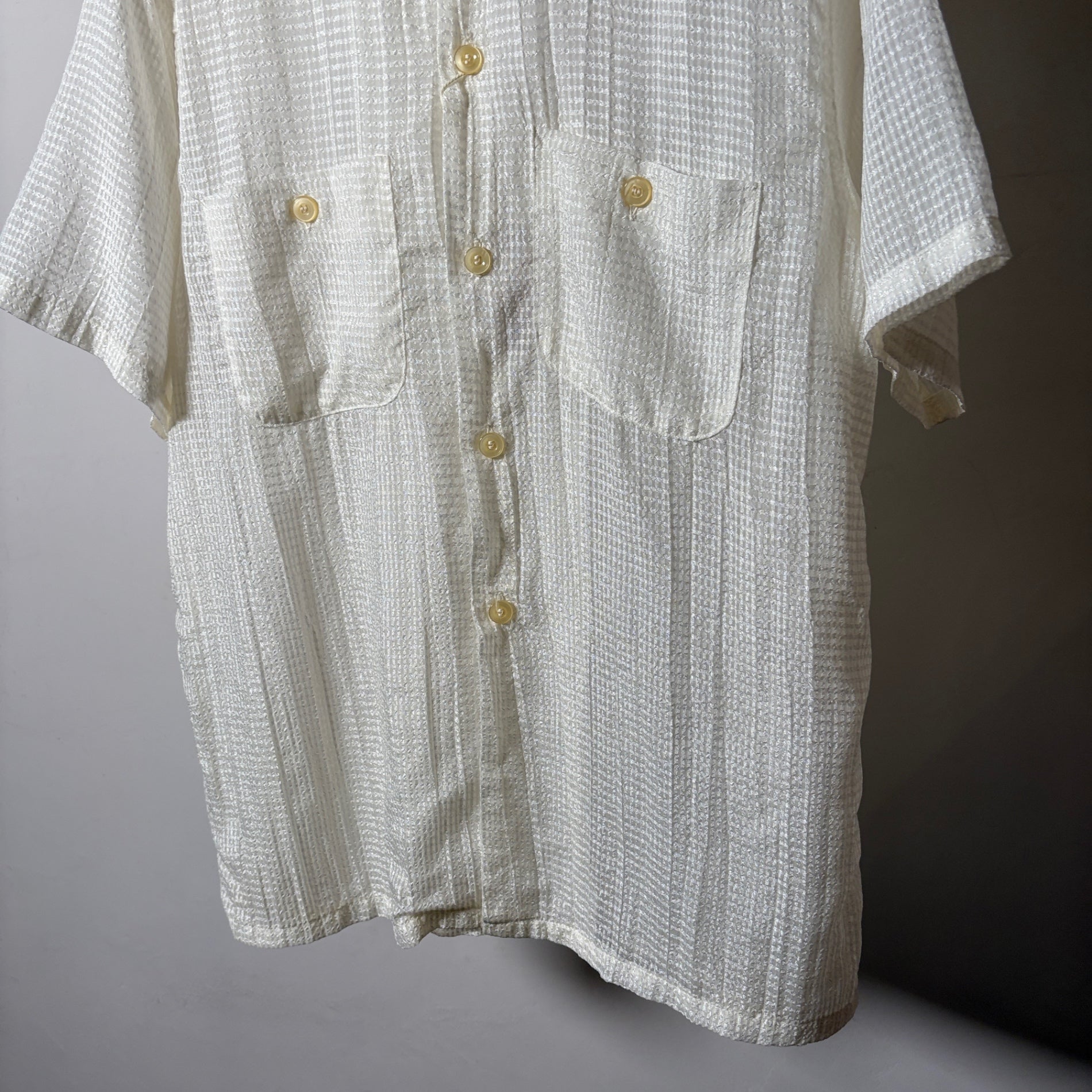 1950s PILGRIM "NYLON" Sheer Shirt