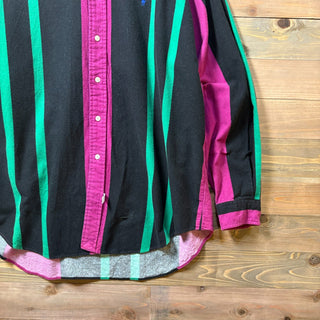 1990s Ralph Lauren Printed Flannel L/S Multicolor Shirt