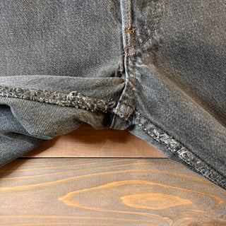 1980s Levi's 501-0658 "Yarn-Dyed" Black Denim Pants